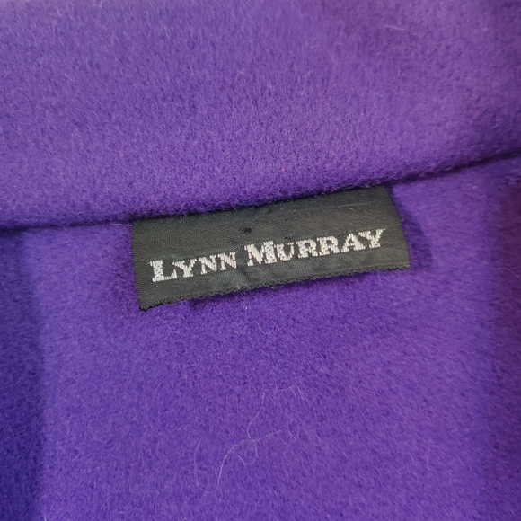 Lynn Murray Vintage Purple Patched Wool Jacket - Picture 4 of 10